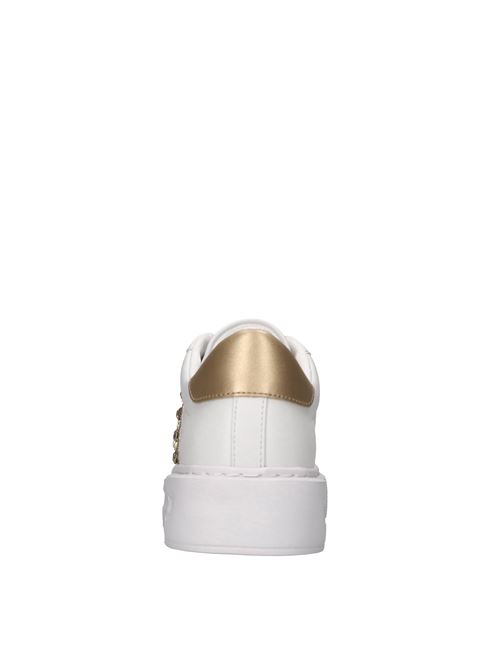 Sneakers in ecopelle LIU JO | MINI KYLIE 914 SPREADING/GLITTERBIANCO-ORO